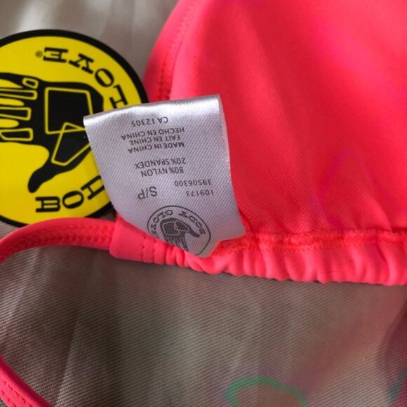 Body Glove Neon Pink Bikini Top with Geometric Bottom small top xsmall bottoms - Picture 7 of 10